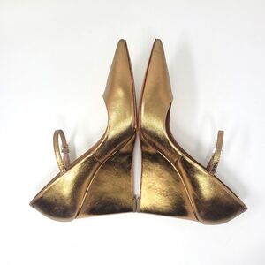 Maeve Gold Wedge Shoes